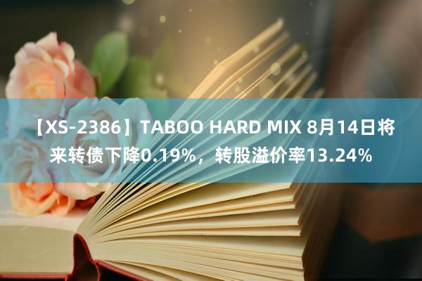 【XS-2386】TABOO HARD MIX 8月14日将来转债下降0.19%，转股溢价率13.24%